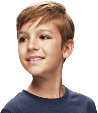 Young boy patient Young boy in blue shirt